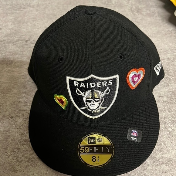 Raiders New Era Cap with chrome hearts fitted